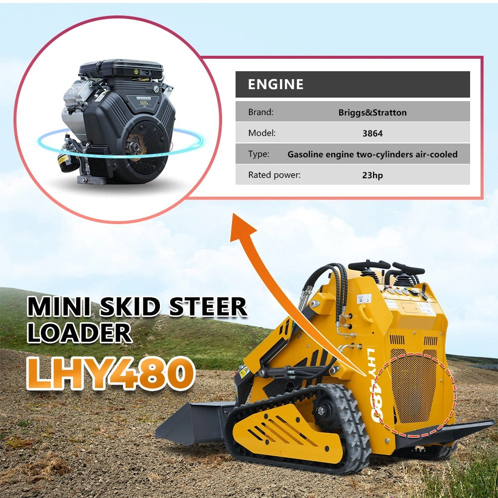 Huayee LHY 480 Mini Skid Steer