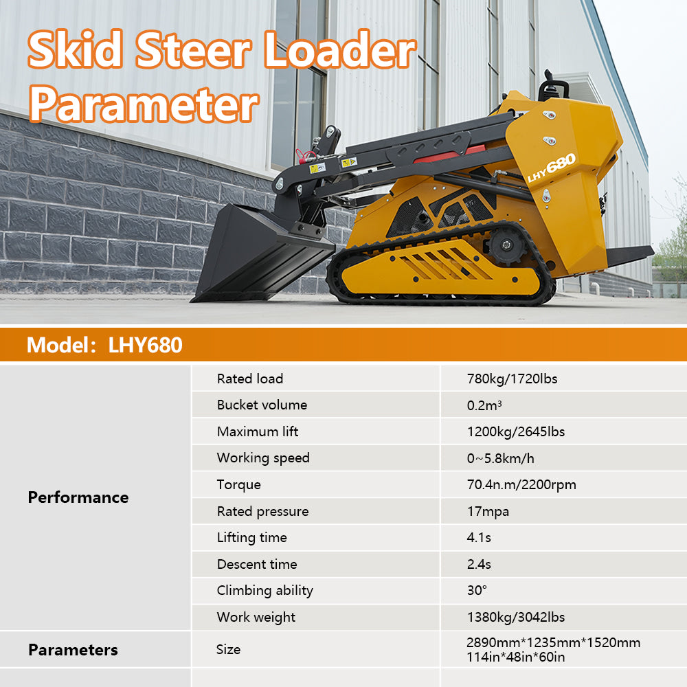 Huayee LHY 680 Mini Skid Steer