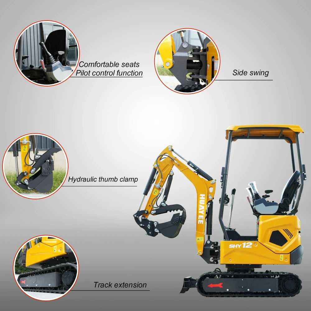 Huayee SHY-12 Mini Excavator