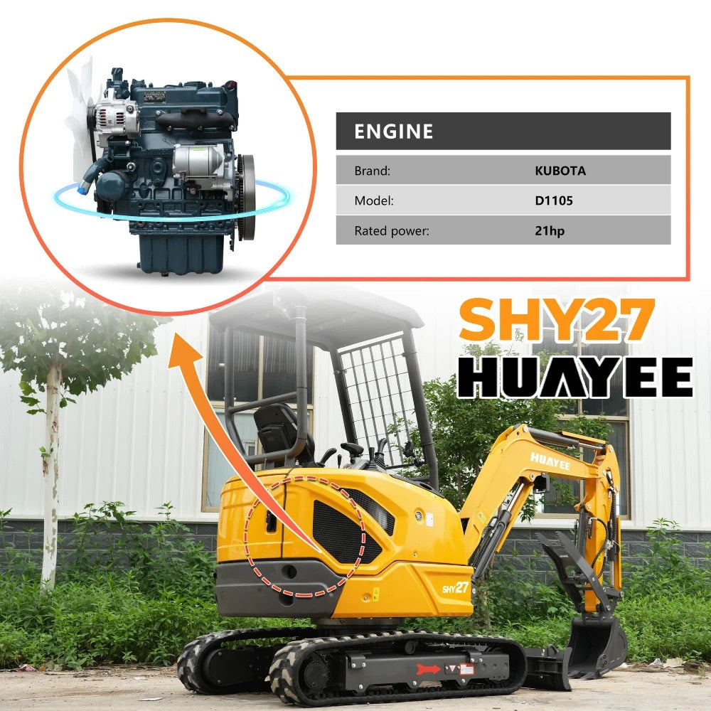 Huayee SHY-27 Mini Excavator