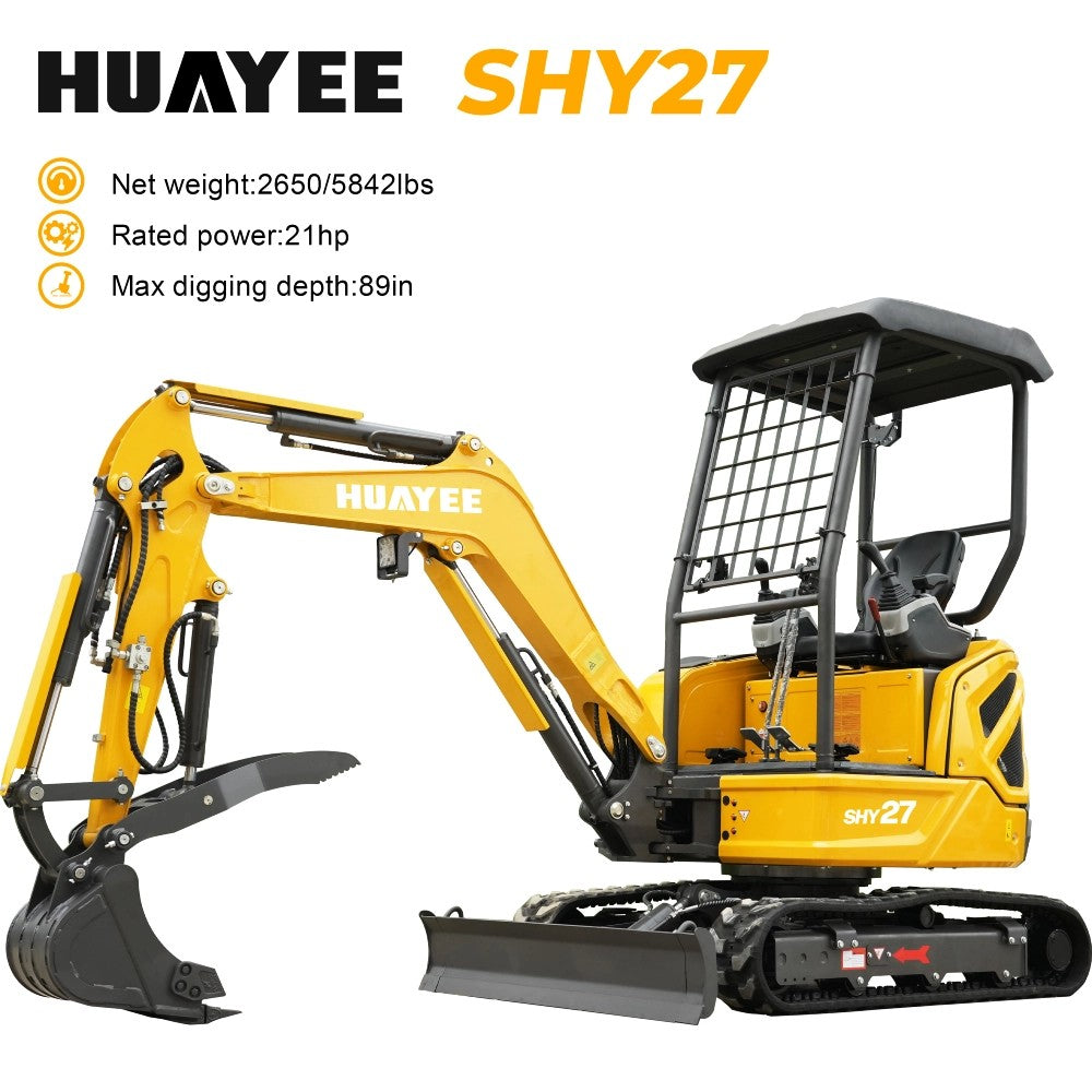 Huayee SHY-27 Mini Excavator