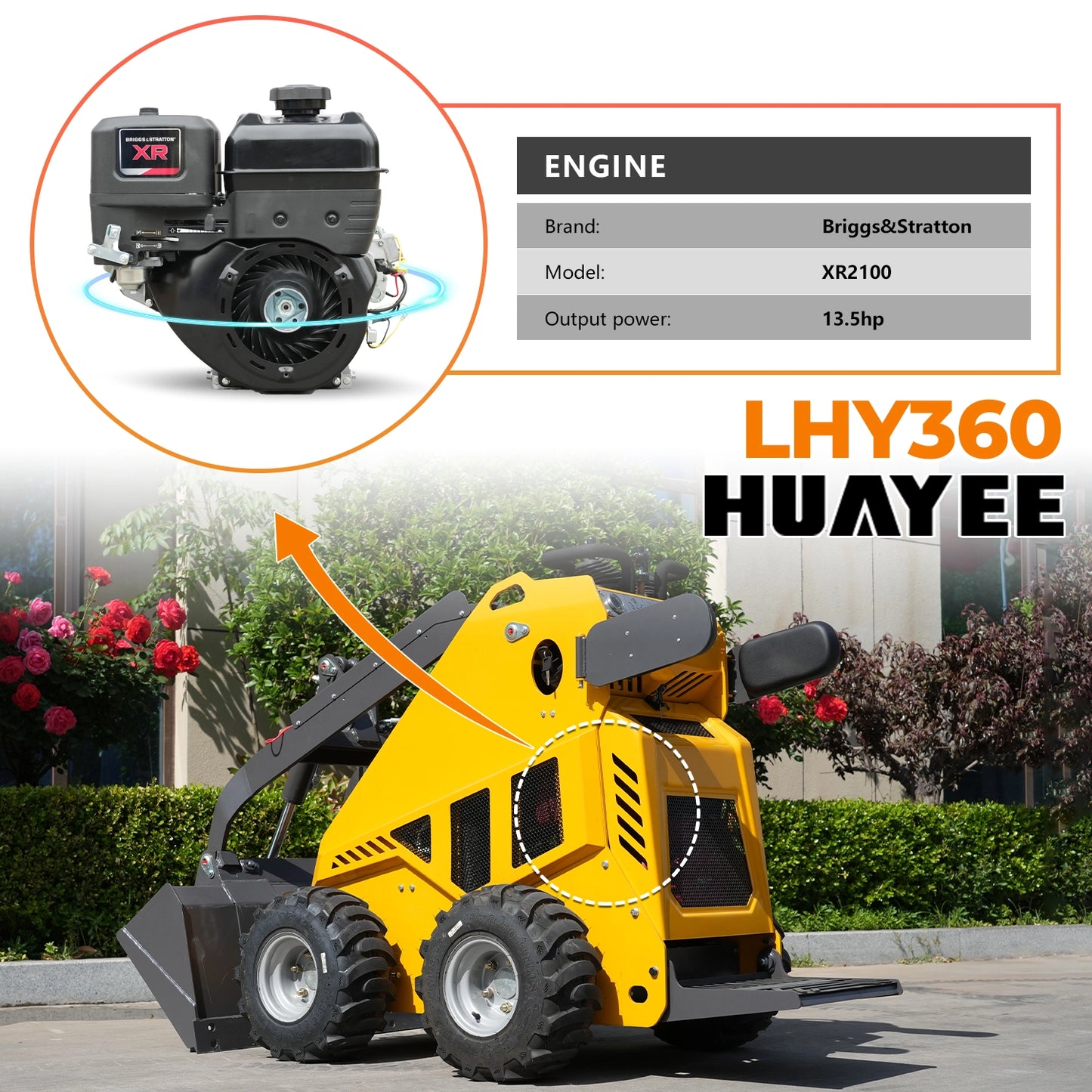 Huayee LHY 360 Mini Skid Steer