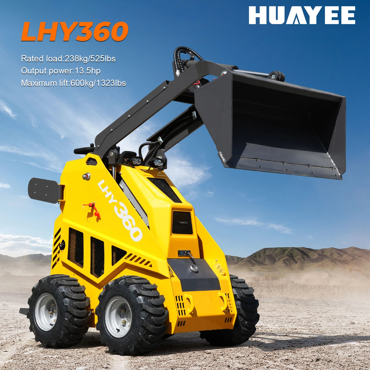 Huayee Mini Huayee LHY 360 Mini Skid Steer – DiggerDaddy